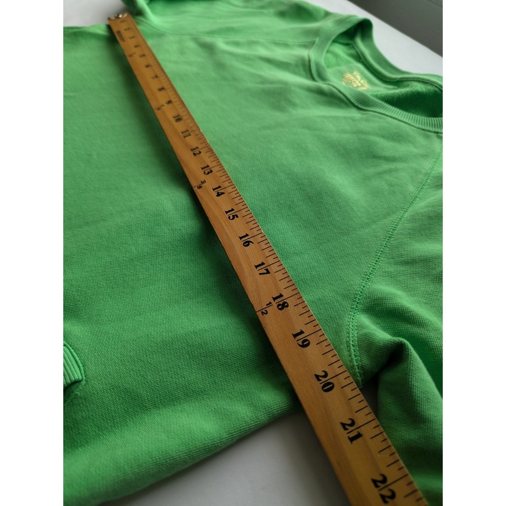Lilly Pulitzer Luxletic Sweatshirt Womens Large Green Side Zip Pockets Raglan - Picture 6 of 8